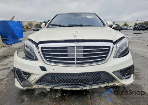 2017 Mercedes-Benz S 63 Amg z USA, uszkodzony, nr VIN WDDUG7JB3HA298674